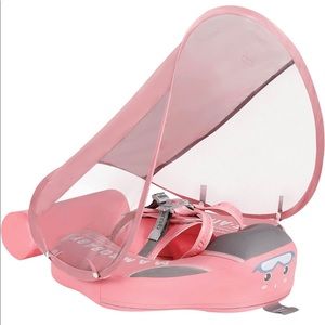 Mambo baby pink floatie w/ Sun Canopy